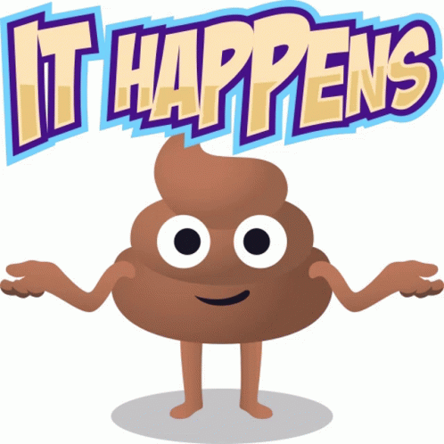 It Happens Happy Poo Sticker - It Happens Happy Poo Joypixels ...