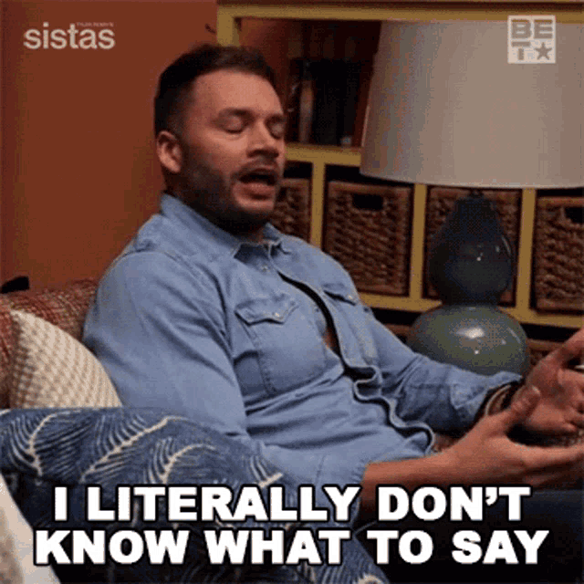 I Literally Dont Know What To Say Preston Horace GIF - I Literally Dont Know What To Say Preston Horace Sistas GIFs
