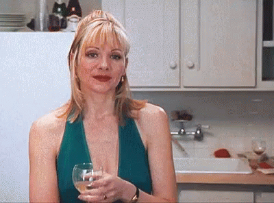 Over It GIF - Sex And The City Chugging Wine Over It GIFs