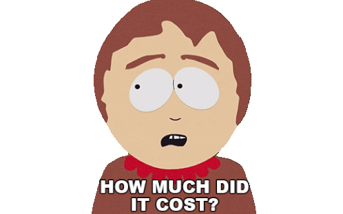 How Much Did It Cost Sharon Marsh Sticker - How Much Did It Cost Sharon Marsh South Park Japanese Toilet Stickers