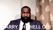 Kendrick Perkins Cary The Hell On GIF - Kendrick Perkins Cary The Hell On Moonchildfunk Sports Gifs GIFs