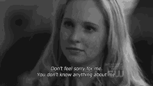 You Don'T Know Anything About Me GIF - Vampire Diaries Anything Caroline Forbes GIFs
