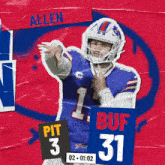 Buffalo Bills (31) Vs. Pittsburgh Steelers (3) Second Quarter GIF - Nfl National Football League Football League GIFs