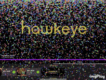 Hawkeye Confetti GIF - Hawkeye Confetti Thats All Folks GIFs