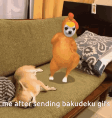 Chicken Bakugo GIF - Chicken Bakugo Chihuahua GIFs