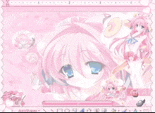a pink nintendo 3ds is sitting on a pink bed