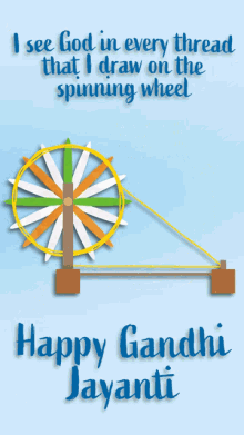 Happy Gandhi Jayanti Spinning Wheel GIF - Happy Gandhi Jayanti Spinning Wheel Mahatma Gandhi GIFs