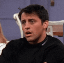 Joey Shocked GIF