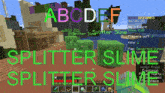 a screenshot of a game called splitter slime is displayed