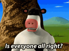 Barnyard Is Everyone All Right GIF - Barnyard Is Everyone All Right Otis The Cow GIFs
