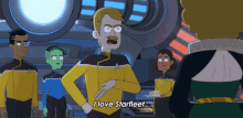 I Love Starfleet Andy Billups GIF - I Love Starfleet Andy Billups Ensign Rutherford GIFs