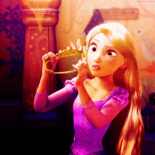 Rapunzel Crown GIF - Rapunzel Crown Confused GIFs