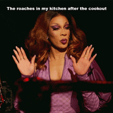 The Roaches In My Kitchen After The Cookout Robin Fierce GIF - The Roaches In My Kitchen After The Cookout Robin Fierce Rupaul’s Drag Race GIFs