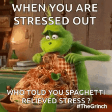 The Grinch Spaghetti GIF - The Grinch Spaghetti Hungry GIFs