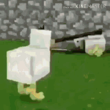Chicken Fight GIF - Chicken Fight Minecraft GIFs