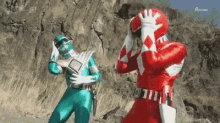 Power Rangers Red Ranger GIF - Power Rangers Red Ranger Green Ranger GIFs