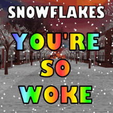 Youre So Woke Woke GIF - Youre So Woke Woke Snowflakes GIFs