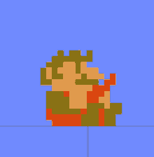 Pixelcraftian Mario GIF
