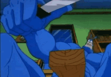 The Tick Carve GIF - The Tick Carve Wood GIFs