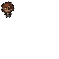 a pixel art of a cartoon character with glasses and a pirate 's eye patch .