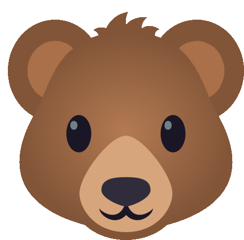 Bear Nature Sticker - Bear Nature Joypixels Stickers