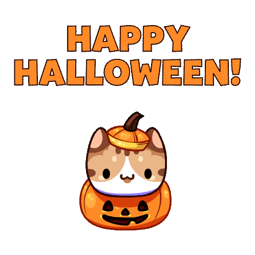 Halloween Pumpkin Sticker - Halloween Pumpkin Spooky Stickers