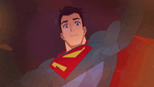 Smiling Superman GIF