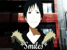 Smiles Izaya GIF - Smiles Izaya Orihara GIFs