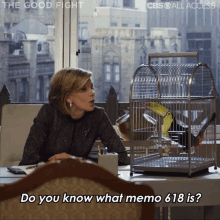 Do You Know What Memo618is Diane Lockhart GIF - Do You Know What Memo618is Diane Lockhart The Good Fight GIFs