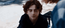 Timothee Chalamet Stare GIF