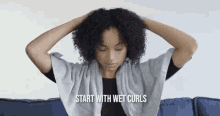 wet curls wet hair