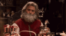Excuse Me Santa Claus GIF - Excuse Me Santa Claus Kurt Russell GIFs