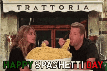 james corden spaghetti day trattoria julia roberts pasta
