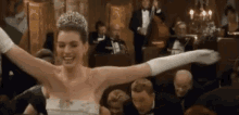 princess diaries excited anne hathaway dancing party
