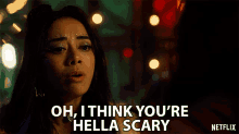 oh i think youre hella scary aimee garcia ella lopez lucifer you scare me