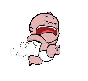 Pobaby Crying Sticker - Pobaby Crying Tantrum Stickers