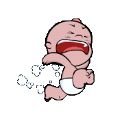 Pobaby Crying Sticker - Pobaby Crying Tantrum Stickers