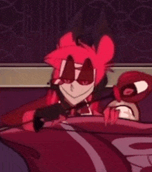 Alastor Hazbin Hotel GIF - Alastor Hazbin Hotel Alastor Wagging His Hooves GIFs