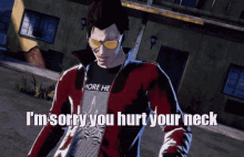No More Heroes Im Sorry You Hurt Your Neck GIF - No More Heroes No More Hero Im Sorry You Hurt Your Neck GIFs