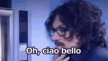 Alessandro Borghese Ciao Bello Oh Apperò GIF - Alessandro Borghese Hi Dude Wow GIFs