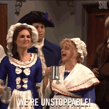 Were Unstoppable Ratchel Dratch GIF - Were Unstoppable Ratchel Dratch Saturday Night Live GIFs