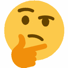 confusion emoji thinking