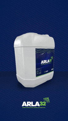 a white container with the word arla32 written on the bottom