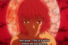 Not Quite This Is A World Where We Are All One GIF - Not Quite This Is A World Where We Are All One Rei Ayanami GIFs