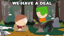 We Have A Deal Eric Cartman GIF - We Have A Deal Eric Cartman Kyle Broflovski GIFs