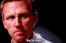 Greys Anatomy Owen Hunt GIF - Greys Anatomy Owen Hunt Youre Fired GIFs