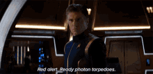 Red Alert Ready Photon Torpedoes Michael Burnham GIF - Red Alert Ready Photon Torpedoes Michael Burnham Star Trek Discovery GIFs