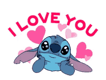 stitch i love you ily i love you hearts love you