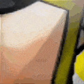 a close up of a person 's skin with a barcode