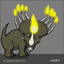 hanukkah dinosaur chanukah thyracosaur underdonecomics